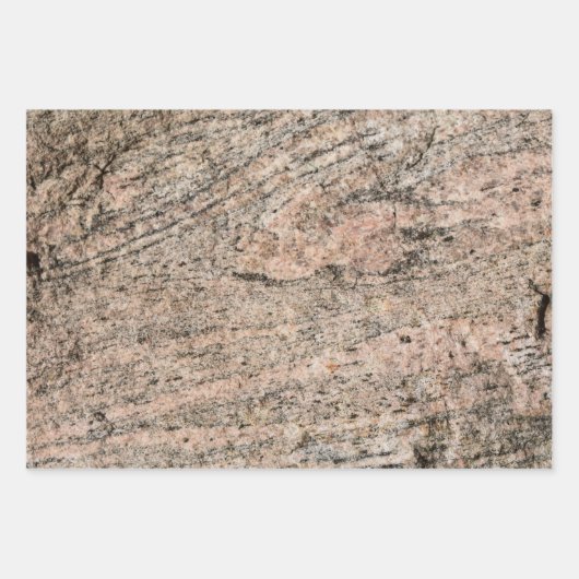 Rosa und Rock Face Variation Geschenkpapier Set (Vorderseite)