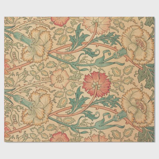 Rosa und Rose durch William Morris Geschenkpapier (Flach)