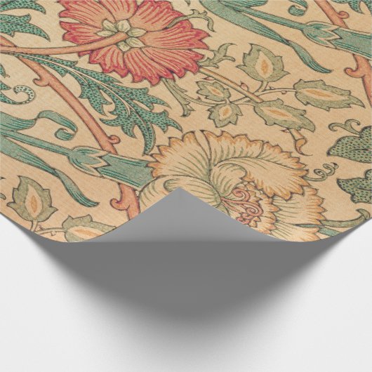 Rosa und Rose durch William Morris Geschenkpapier (Ecke)