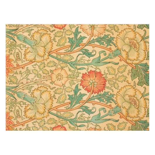 Rosa und Rose durch William Morris Tischdecke (Vorderseite (Horizontal))