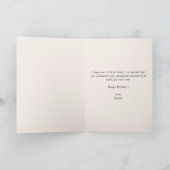 Rosa und Rose Gold 12 Geburtstag Karte (Innenseite)