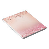 Rosa und Rose Sparkle Ombre Notizblock (angewinkelt)