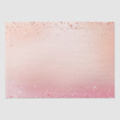 Rosa und Rose Sparkle Ombre Seidenpapier (Vorderseite)