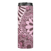 Rosa und Rose Thermosbecher (Rückseite)