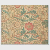 Rosa und Rose von William Morris Geschenkpapier (Flach)