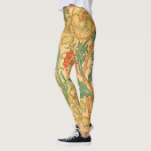 Rosa und Rose von William Morris Leggings (Links)
