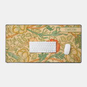 Rosa und Rose von William Morris Personalisiert Schreibtischunterlage (Tastatur & Maus)