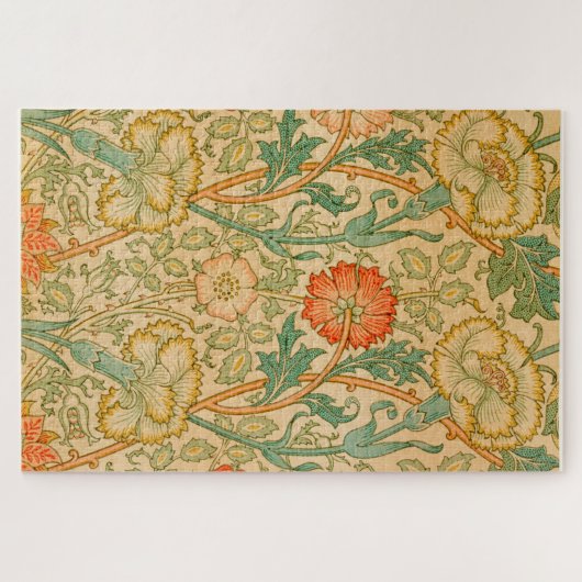 Rosa und Rose von William Morris Puzzle (Horizontal)