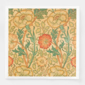 Rosa und Rose von William Morris Serviette (Vorderseite)