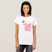 Rosa und Rosen T-Shirt (Vorne ganz)