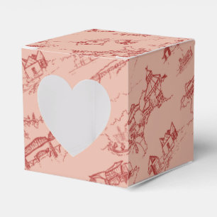 Rosa und Rot Chattanoogas Toile Geschenkschachtel
