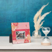 Rosa und Rot Kleines Foto Plaque mit Easel Fotoplatte (InSitu)