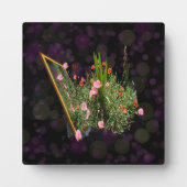 Rosa und Rot-Mohnblume Fotoplatte (Vorderseite)