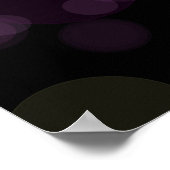 Rosa und Rot-Mohnblume Poster (Ecke)