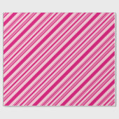 Rosa und rot Rosa Romantische Elegante Valentine Geschenkpapier (Flach)