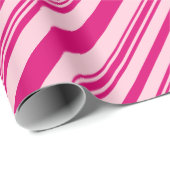 Rosa und rot Rosa Romantische Elegante Valentine Geschenkpapier (Rolleneckpunkt)