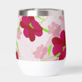 Rosa und rote Blume - Blumen (Rückseite)