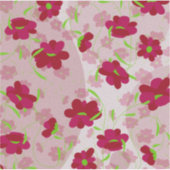 Rosa und rote Blume - Blumen Aufkleber (Vorderseite)