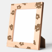 Rosa und rote Blume - Blumen Geätzte Rahmen (Links)