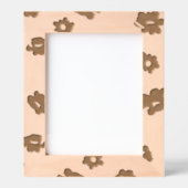 Rosa und rote Blume - Blumen Geätzte Rahmen (Vorderseite)