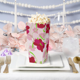 Rosa und rote Blume - Blumen Geschenkschachtel