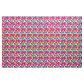 Rosa und rote Blume Stoff (Yard (91,4 cm))