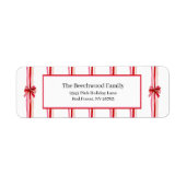 Rosa und rote Bogen - Weihnachtsrückgabe (Vorne)