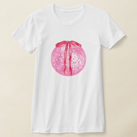 Rosa und Rote Disco T-Shirt (Ablage )