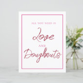 Rosa und Rote Doughnut (Stehend Vorderseite)