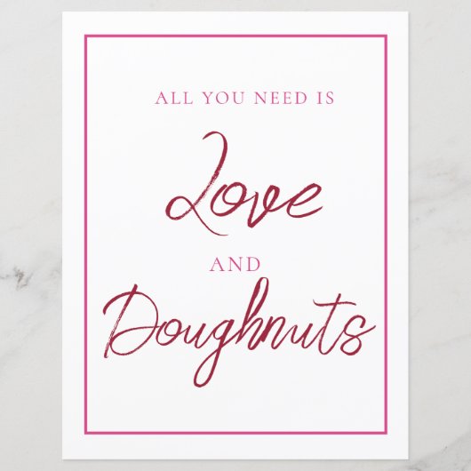 Rosa und Rote Doughnut (Vorderseite)