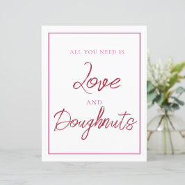 Rosa und Rote Doughnut