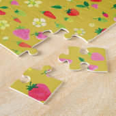 Rosa und rote Erdbeerfelder Puzzle (Seite)