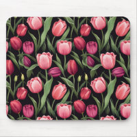 Rosa und Rote Flora Tulip