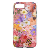 Rosa und rote Frühlingsblumen Case-Mate iPhone Hülle (Rückseite)