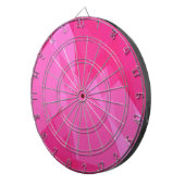 Rosa und rote Kubismus-Kunst Dartscheibe (Vorderseite rechts)