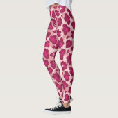 Rosa und rote Leoparden Leggings (Links)