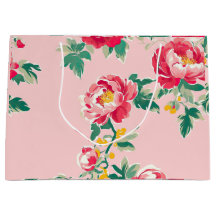 Rosa und Rote Peony Chinoiserie Blumen
