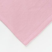 Rosa und Rote, Preppy-Ästhetische Erdbeeren Fleecedecke (Ecke)