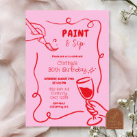 Rosa und rote Retro Vintage Farbe und Sieben Gebur