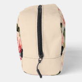 Rosa und Rote Rosen Blumenmuster Waschbeutel (Rechts)