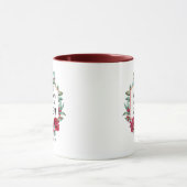 Rosa und Rote Rosen Christliche Tasse (Zentrum)