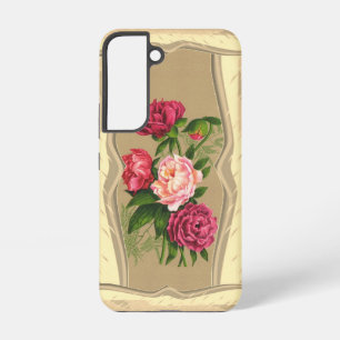 Rosa- und rote Rosenmalerei Samsung Galaxy Hülle