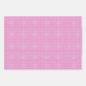 Rosa und rote Siebfüße Wrapping Paper. Geschenkpapier Set (Vorderseite 2)