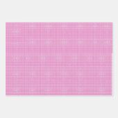 Rosa und rote Siebfüße Wrapping Paper. Geschenkpapier Set (Vorderseite)