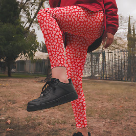 Rosa und rote Tiger drucken Leggings
