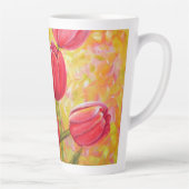 Rosa und rote Tulips Milchtasse (Rechts)
