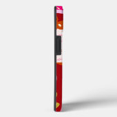 Rosa und rote Weihnachtsbaumchen Case-Mate iPhone Hülle (Rückseite / Rechts)