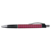 Rosa und roter Diamant Glitzer Kugelschreiber (Oberseite)