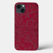 Rosa und roter Marmor Case-Mate iPhone Hülle (Rückseite)