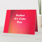 Rosa und roter Regenbogen-Stift Karte (Rückseite)